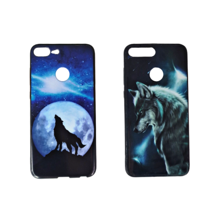 Silikonska šarena maskica s motivom - Honor 9 Lite 219980