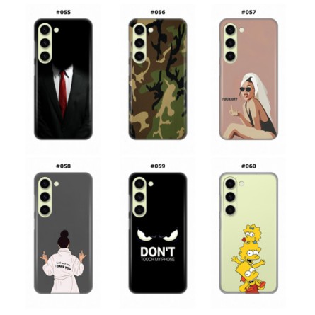 Silikonska Maskica za Galaxy S23 FE - Šareni motivi 218476