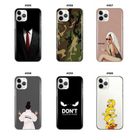 Silikonska Maskica za iPhone 11 Pro Max - Šareni motivi 210585