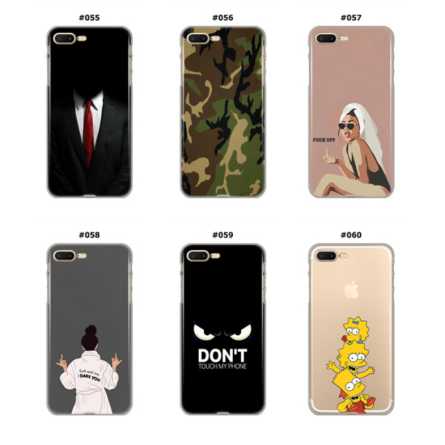 Silikonska Maskica za iPhone 7 Plus/8 Plus - Šareni motivi 211455