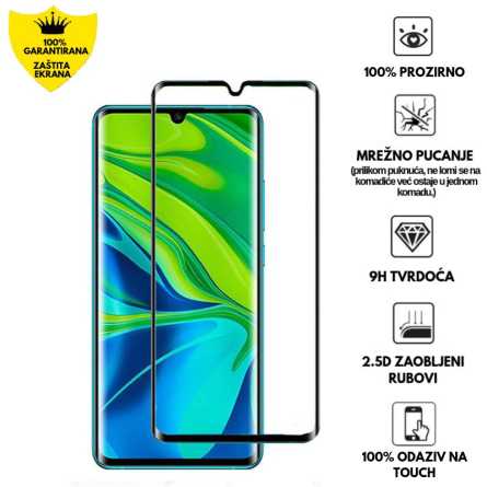 Zaštitno Staklo za ekran za Xiaomi Redmi Note 10 (4G) / Note 10s (3D) - (Prozirno sa crnim rubovima) 131584