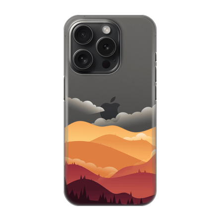 Silikonska Maskica za iPhone 16 Pro Max - Warm Mountain 242166