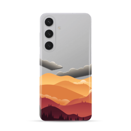 Silikonska Maskica za Galaxy S24 Plus - Warm Mountain 234174