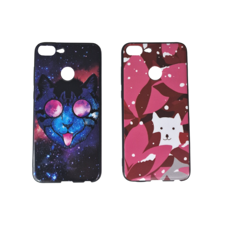 Silikonska šarena maskica s motivom - Honor 9 Lite 219979