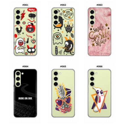 Silikonska Maskica za Galaxy S23 - Šareni motivi         218642