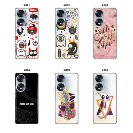 Silikonska Maskica za Honor 70 (5G) / Honor 60  - Šareni motivi 218036