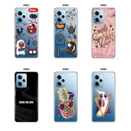 Silikonska Maskica za Xiaomi Redmi Note 12 Pro (5G) - Šareni motivi 215695