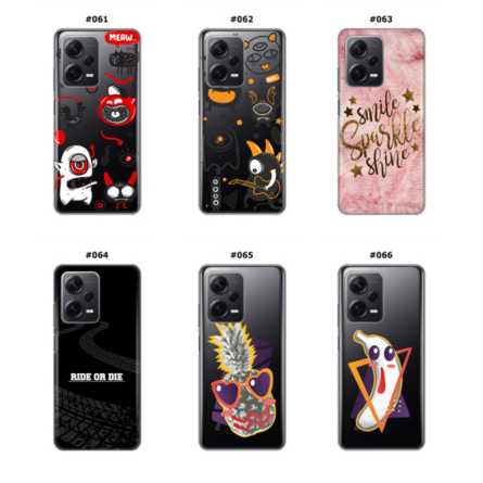 Silikonska Maskica za Xiaomi Redmi Note 12 Pro Plus  - Šareni motivi 216029