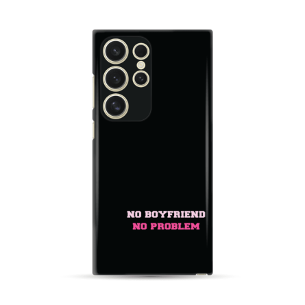 Silikonska Maskica za Galaxy S24 Ultra - No Boyfriend, No Problem 234345
