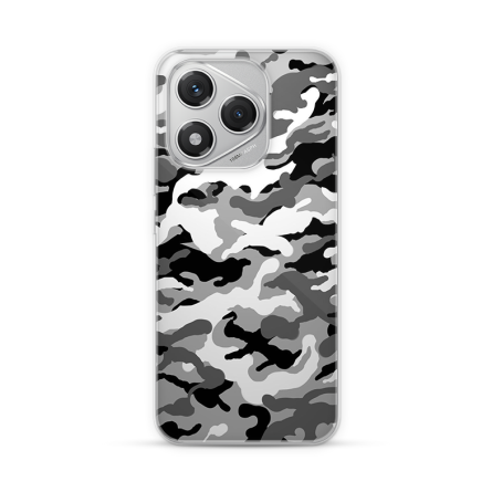 Silikonska Maskica za Honor 400 Lite - Camouflage - siva 251275