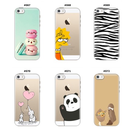 Silikonska Maskica za iPhone 5 / 5s / SE (2016) - Šareni motivi 212173