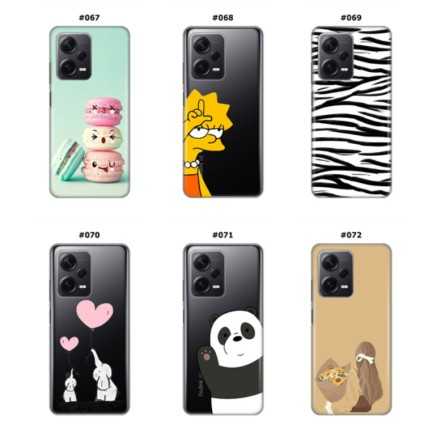 Silikonska Maskica za Xiaomi Redmi Note 12 Pro Plus  - Šareni motivi 216025