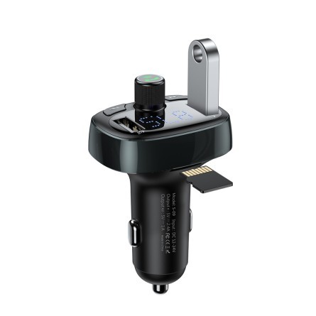 BASEUS transmiter FM T-Type Bluetooth s auto punjačem 2 x USB 3.4A 202382