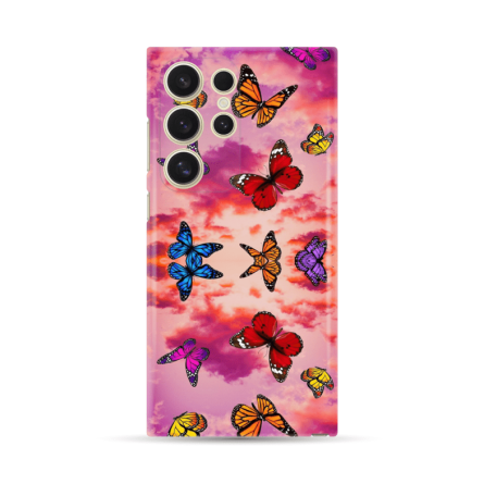 Silikonska Maskica za Galaxy S24 Ultra - Butterfly Sky 234367