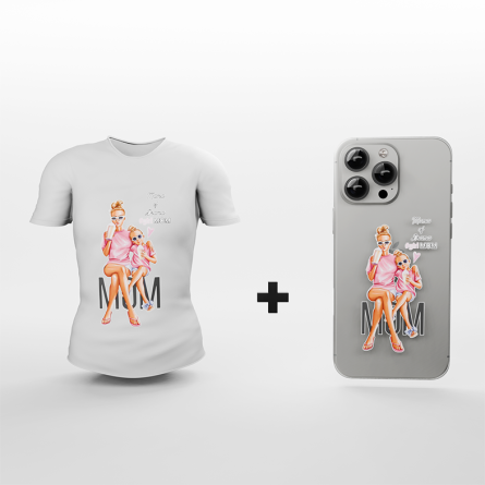 Ženska Majica + Silikonska maskica za mobitel - 139 248308