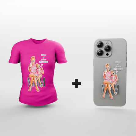 Ženska Majica + Silikonska maskica za mobitel - 139 248312