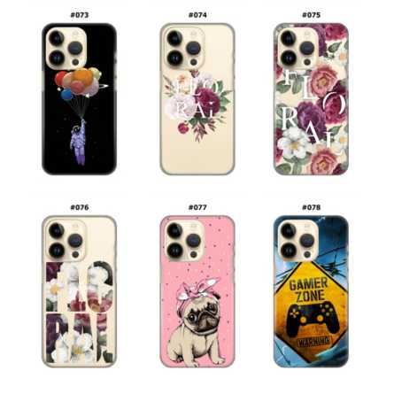 Silikonska Maskica za iPhone 15 Pro Max - Šareni motivi 214704
