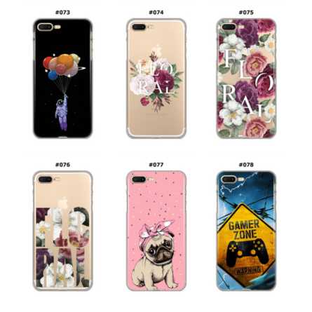 Silikonska Maskica za iPhone 7 Plus/8 Plus - Šareni motivi 211457