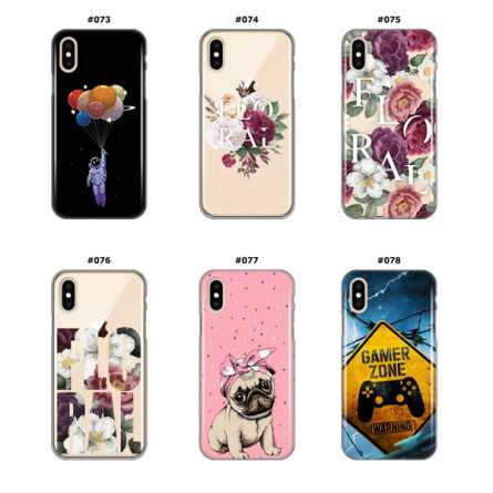 Silikonska Maskica za iPhone X/XS - Šareni motivi 211216