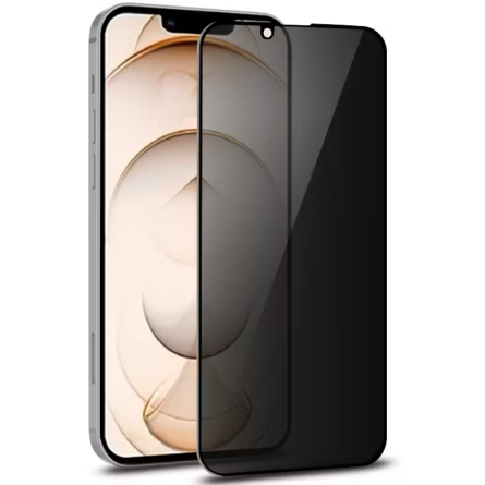 Zaštitno Staklo za ekran za iPhone 13 / 13 Pro / 14 / 16E (3D-Keramičko) - Privacy/AntiSpy 256173