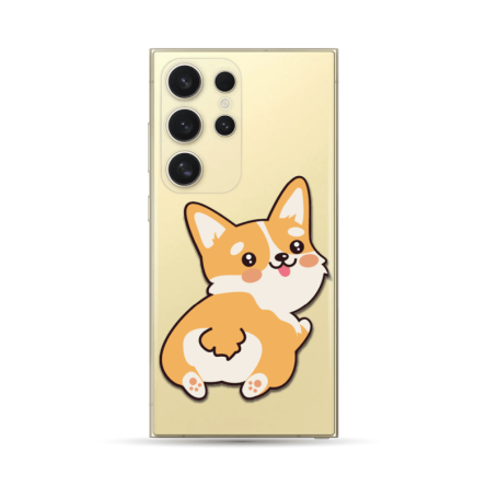 Silikonska Maskica za Galaxy S24 Ultra - Corgi 234397