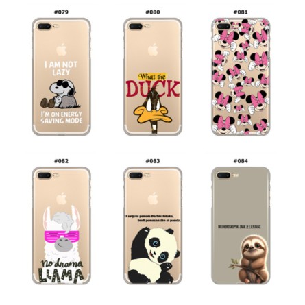 Silikonska Maskica za iPhone 7 Plus/8 Plus - Šareni motivi 211458
