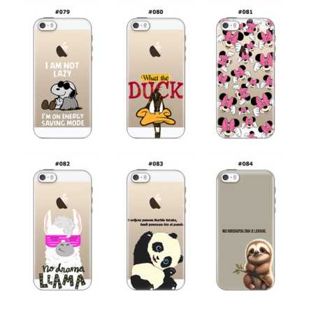 Silikonska Maskica za iPhone 5 / 5s / SE (2016) - Šareni motivi 212175