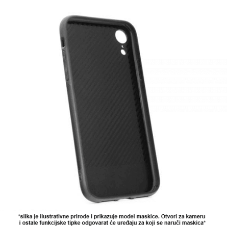 Siva Silikonska Denim Maskica za iPhone XR 224209