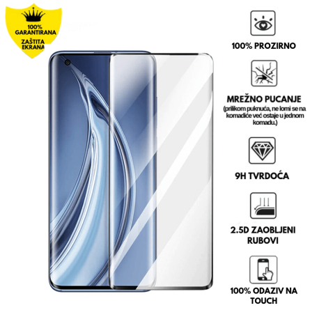 Zaštitno Staklo za ekran za Mi 10T / Mi 10T Pro (3D) - (Prozirno sa crnim rubovima) 111007