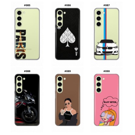 Silikonska Maskica za Galaxy S23 - Šareni motivi         218646