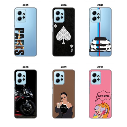 Silikonska Maskica za Xiaomi Redmi Note 12 (4G)  - Šareni motivi 215355