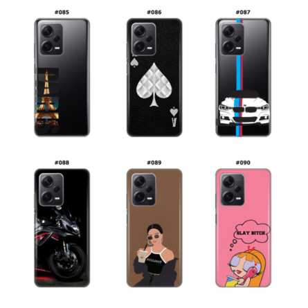 Silikonska Maskica za Xiaomi Redmi Note 12 Pro Plus  - Šareni motivi 216028