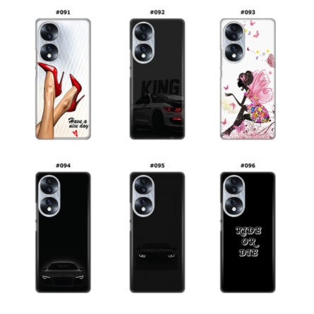Silikonska Maskica za Honor 70 (5G) / Honor 60  - Šareni motivi 218039