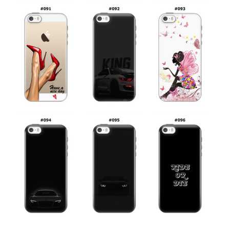 Silikonska Maskica za iPhone 5 / 5s / SE (2016) - Šareni motivi 212177