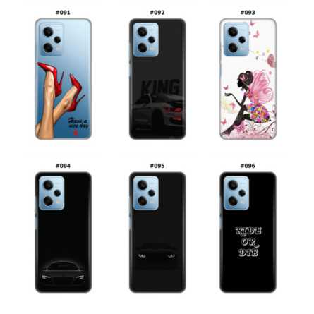 Silikonska Maskica za Xiaomi Redmi Note 12 Pro (5G) - Šareni motivi 215699