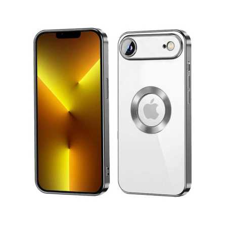 Kromirana prozirna maskica za iPhone 17 Air - Srebrna 254525