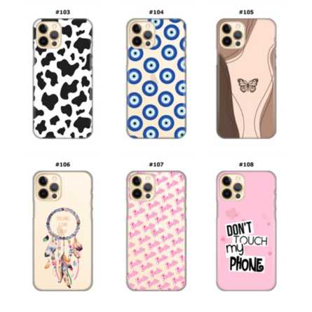 Silikonska Maskica za iPhone 12 Pro  - Šareni motivi 209885
