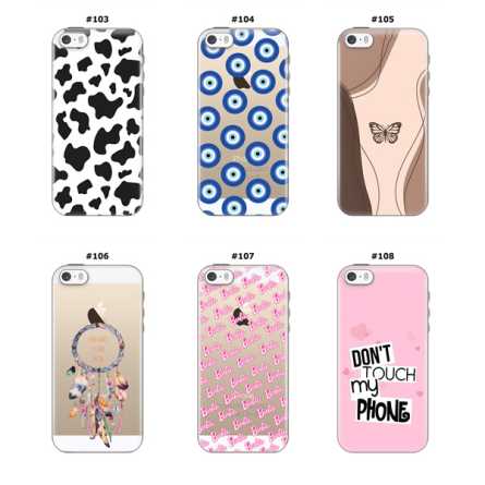 Silikonska Maskica za iPhone 5 / 5s / SE (2016) - Šareni motivi 212179