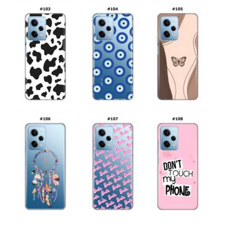 Silikonska Maskica za Xiaomi Redmi Note 12 Pro (5G) - Šareni motivi 215702