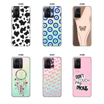 Silikonska Maskica za Redmi Note 12s  - Šareni motivi 218218
