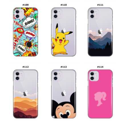 Silikonska Maskica za iPhone 11 - Šareni motivi 210241