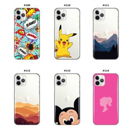 Silikonska Maskica za iPhone 11 Pro Max - Šareni motivi 210596