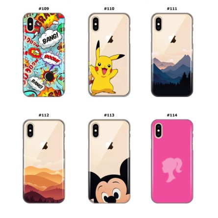 Silikonska Maskica za iPhone X/XS - Šareni motivi 211223