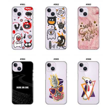 Silikonska Maskica za iPhone 14 - Šareni motivi 208009