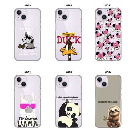 Silikonska Maskica za iPhone 14 - Šareni motivi 208028