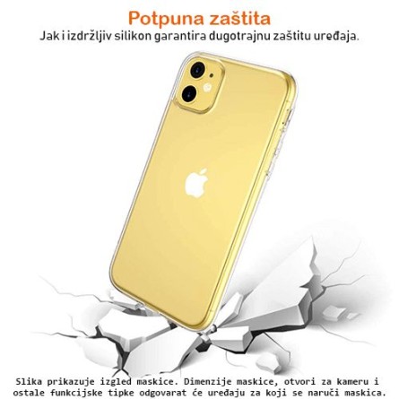 Ultra tanka Prozirna Silikonska maskica za Redmi 6A 127354