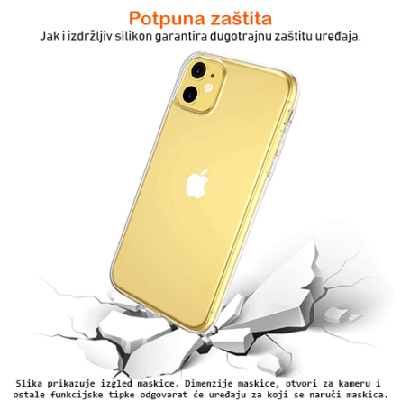 Ultra tanka Prozirna Silikonska maskica za Nova 3i / P Smart Plus 223321