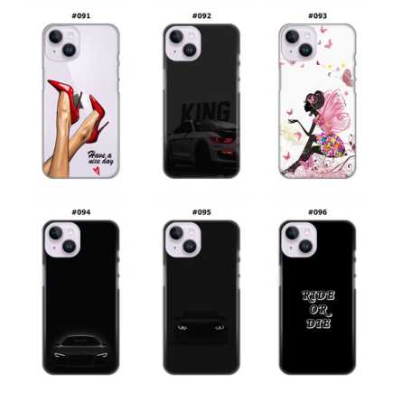 Silikonska Maskica za iPhone 14 - Šareni motivi 208017