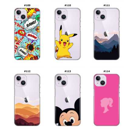 Silikonska Maskica za iPhone 14 - Šareni motivi 208021