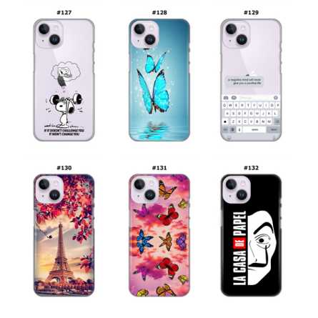Silikonska Maskica za iPhone 14 - Šareni motivi 208024